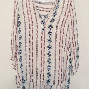 Boho Aztec Blouse